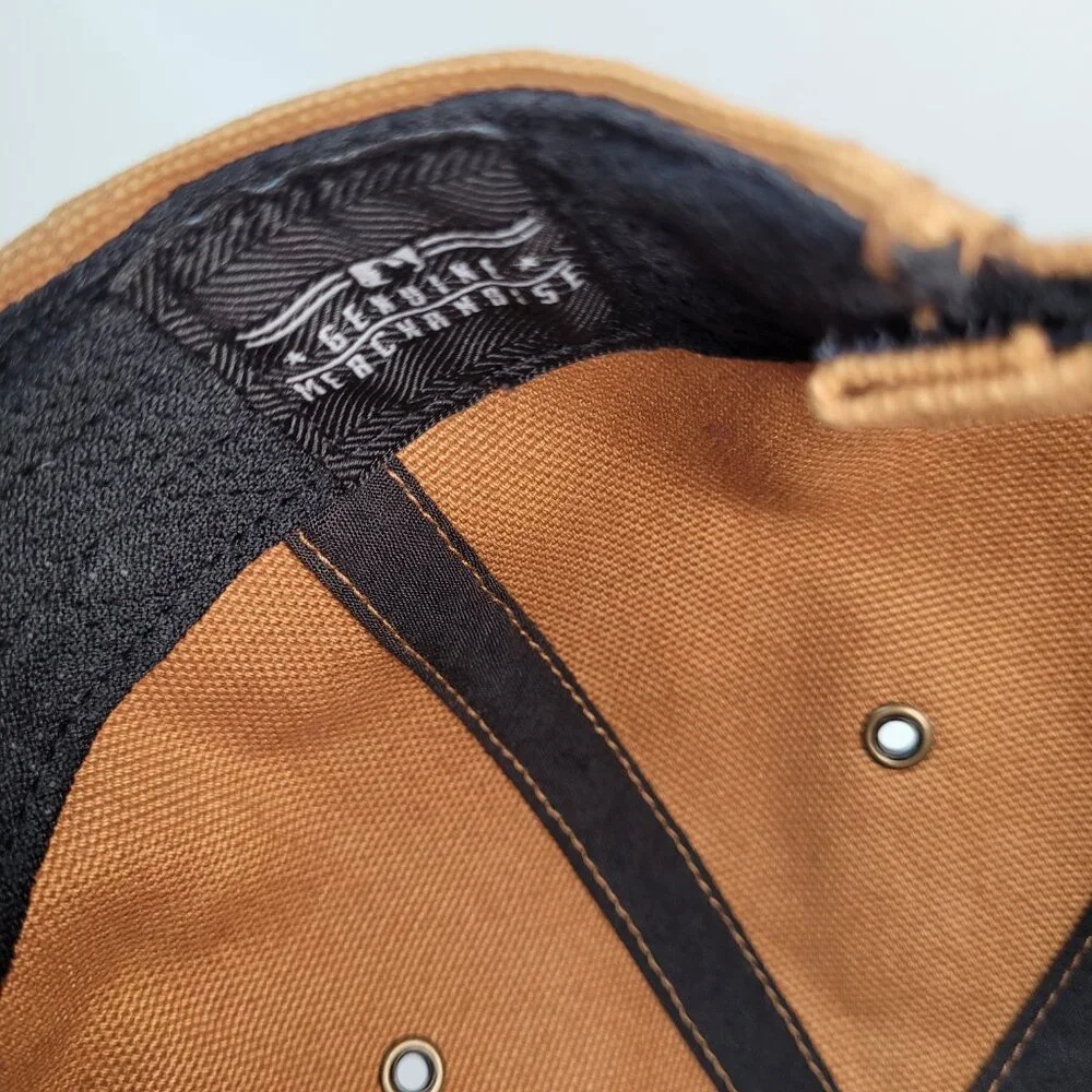 47 Brand Miami Marlins Hat Carhartt x '47 Mens Brown Adjustable Cap MLB Baseball - Picture 12 of 14